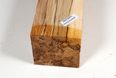 Square Beech spalted 305x65x65mm - GestBu0661