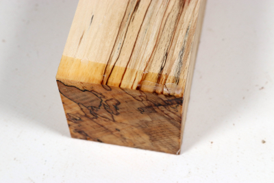 Square Beech spalted 305x65x65mm - GestBu0661