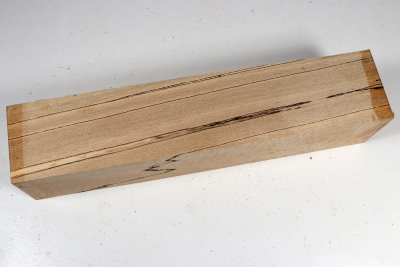 Square Beech spalted 305x65x65mm - GestBu0662