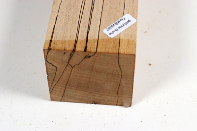 Square Beech spalted 305x65x65mm - GestBu0662