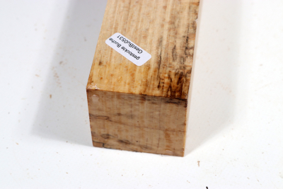 Square Beech spalted 390x50x50mm - GestBu0531