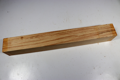 Square Beech spalted 390x50x50mm - GestBu0533