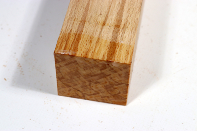 Square Beech spalted 390x50x50mm - GestBu0533