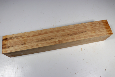 Square Beech spalted 395x65x65mm - GestBu0558