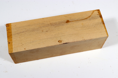 Kantel schwarz-weisses Ebenholz 180x60x60mm - Sweben0746