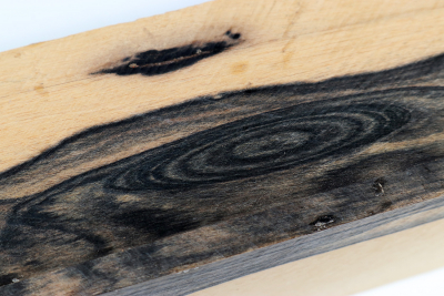 Kantel schwarz-weisses Ebenholz 180x60x60mm - Sweben0746