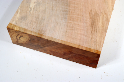 Block Maple Burl spalted 235x190x60mm - Ahorn0319