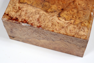 Block Amboyna Burl 145x145x75mm  - AmboM0732