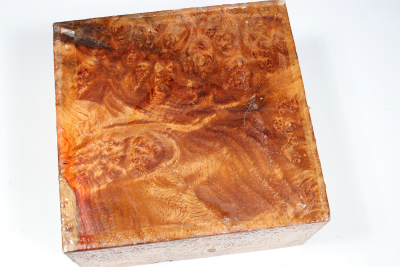 Block Amboyna Burl 150x145x82mm  - AmboM0731