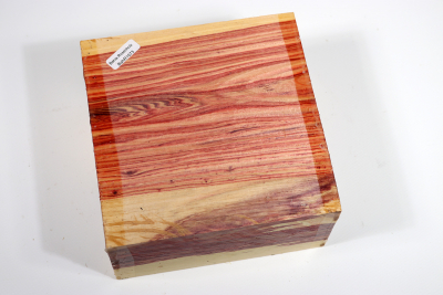 Block Brazilian Tulipwood 150x150x80mm - BahR1073