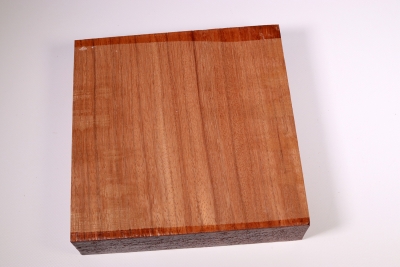 Block Ebiara, red Zebrawood 200x200x50mm - Ebia0003