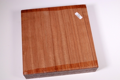 Block Ebiara, red Zebrawood 200x200x50mm - Ebia0003