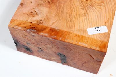 Block Yew Burl 125x125x70mm - Eib1477