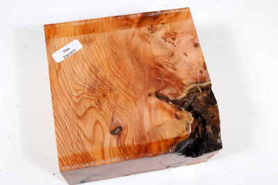 Block Yew Burl 125x125x70mm - Eib1477