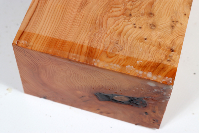 Block Yew Burl 255x105x70mm - Eib1474