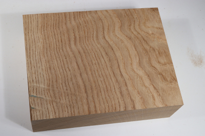 Block Oak curly 235x180x65mm - Eich0093