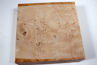 Block Ash Burl 200x200x65mm - Esch0307