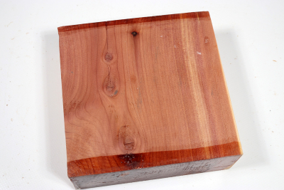 Block Eastern Red Cedar 145x145x50mm - Zed0330