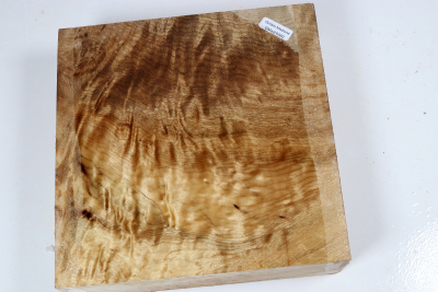 Block Golden Madrone Burl 195x195x60mm - GMadr0560