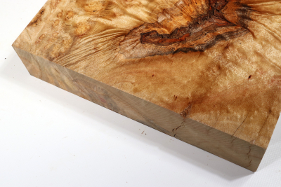 Block Golden Madrone Burl 355x265x60mm - GMadr0404