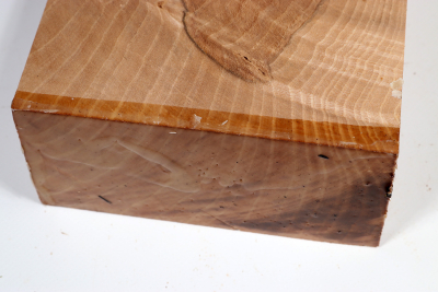 Block Hornbeam Burl spalted 190x135x65mm - GestBu0625