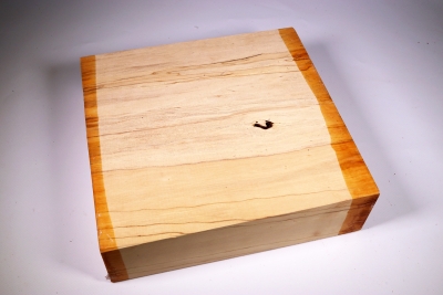 Block Hornbeam spalted 230x225x60mm - HainB0046