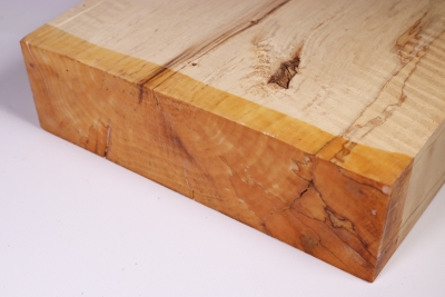 Block Hornbeam spalted 230x225x60mm - HainB0046