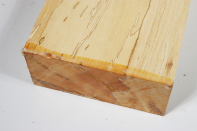 Block Hornbeam spalted 285x135x65mm - HainB0158