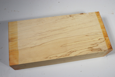 Block Hornbeam spalted 290x135x65mm - HainB0167