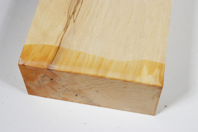 Block Hornbeam spalted 290x135x65mm - HainB0167