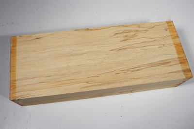 Block Hornbeam spalted 320x120x65mm - HainB0155