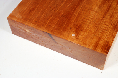 Block Honduran Mahogany / Swietenia curly 200x200x50mm - Swiet0087