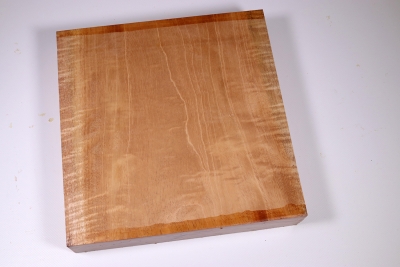 Klotz Honduras Mahagoni / Swietenia curly 250x250x50mm - Swiet0002