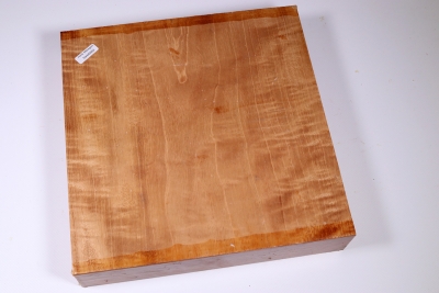 Klotz Honduras Mahagoni / Swietenia curly 250x250x50mm - Swiet0002