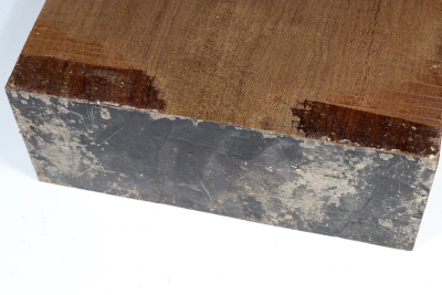 Block Imbuya Burl 200x200x80mm - ImbuM0442