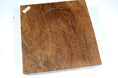 Block Imbuya Burl 200x200x80mm - ImbuM0443