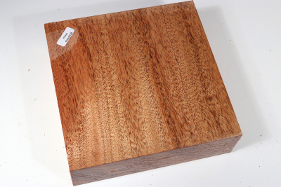 Block Khaya Mahogany 175x175x50mm - Khay0038