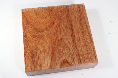 Block Khaya Mahogany 175x175x50mm - Khay0042