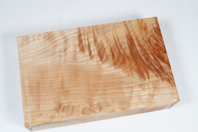 Block Qulited Maple 250x155x55mm - Ahorn0378