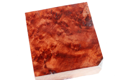 Block Red Resin Burl 108x105x55mm - RedRe0273