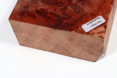 Block Red Resin Burl 108x105x55mm - RedRe0273