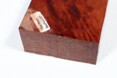 Block Red Resin Burl 122x74x37mm - RedRe0287