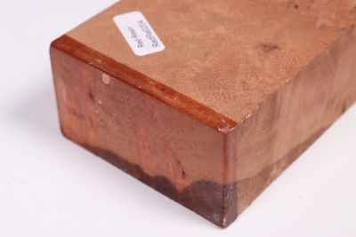 Block Red Resin Burl 130x70x40mm - RedRe0204