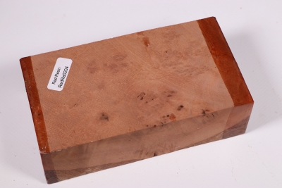 Block Red Resin Burl 130x70x40mm - RedRe0204