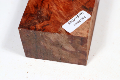 Block Red Resin Burl 135x58x42mm - RedRe0305