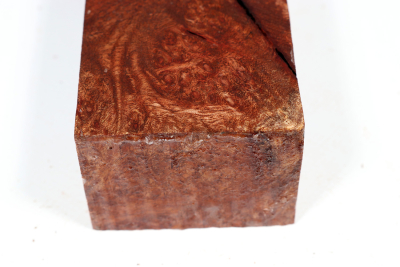 Block Red Resin Burl 135x58x42mm - RedRe0305