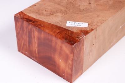 Block Red Resin Burl 210x95x55mm - RedRe0188