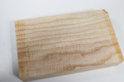 Block Curly Ash 240x145x50mm - Esch0342 Block Curly Ash 240x145x50mm - Esch0342