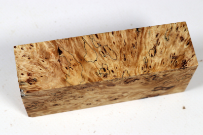 Klotz Rosskastanie Maser 103x44x30mm stabilisiert - Stabi3844