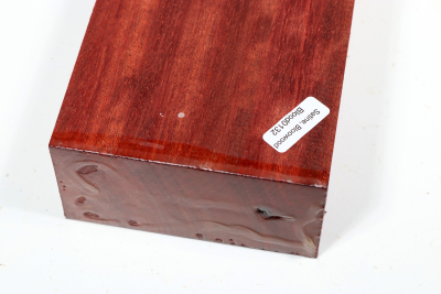 Block Satiné / Bloodwood 220x95x50mm  - Blood0132